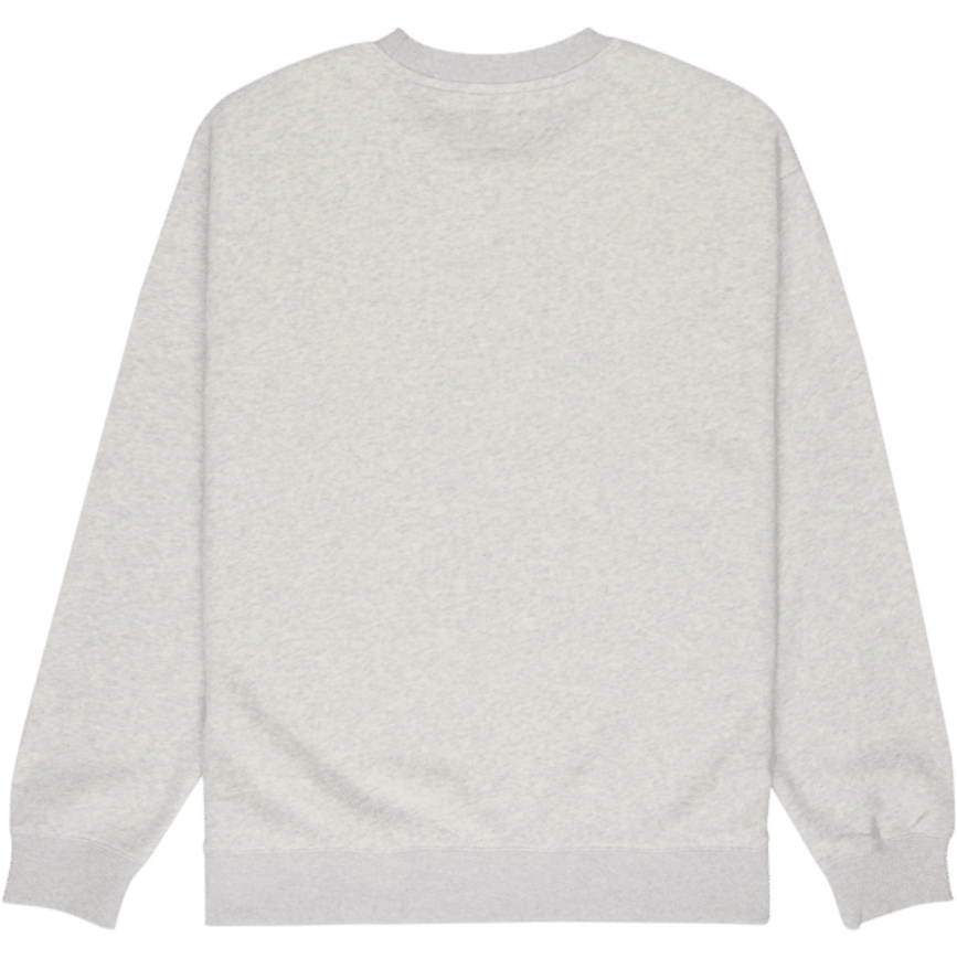 2026 DC Shoes Mens DC Heritage Font Sweatshirt EDYSF03288 - Light Heather Grey